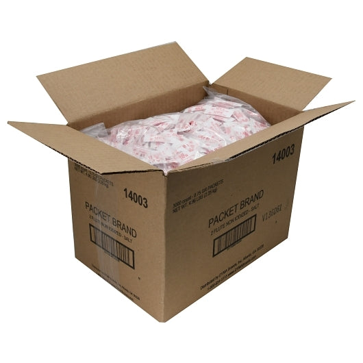 Packet Brand Fluted Salt Packets, 3000 x 0.75 GR Case - DOT product image 7