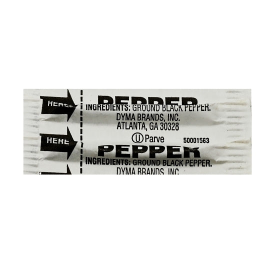 Packet Brand Fluted Pepper Packets, 3000 x 0.11 GR Case - DOT product image 4