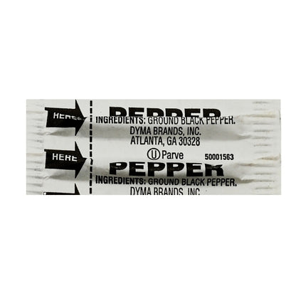 Packet Brand Fluted Pepper Packets, 3000 x 0.11 GR Case - DOT product image 4