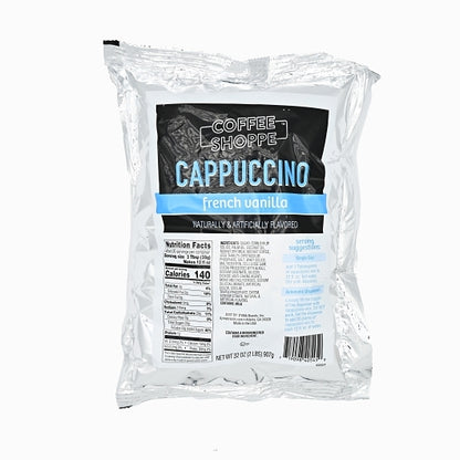 Coffee Shoppe FRENCH VANILLA CAPPUCCINO, 6 x 2 lb Case - DOT product image 2