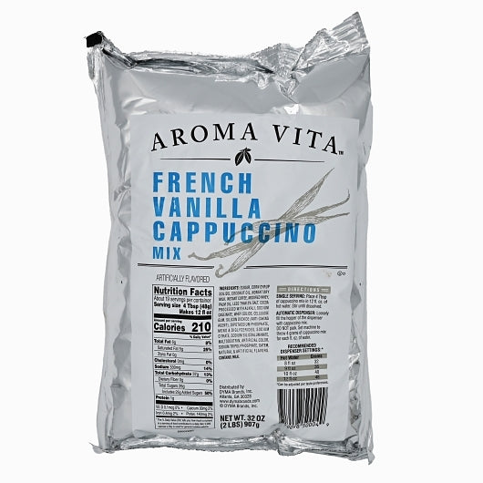 Aroma Vita French Vanilla Cappuccino 6 Count, 6 x 2 lb Case - Beverages - image 2
