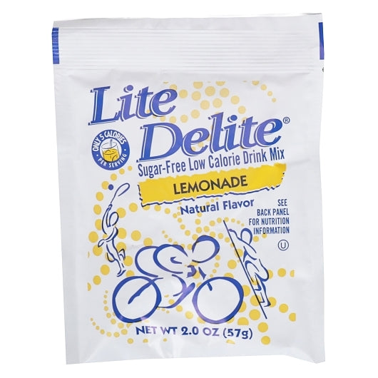Lite Delite Drink Mix Lemonade, 12 x 2 oz Case - Beverages