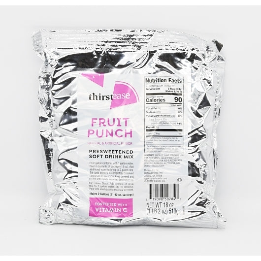 Thirst Ease Drink Mix Fruit Punch, 12 x 18 oz Case - Beverages