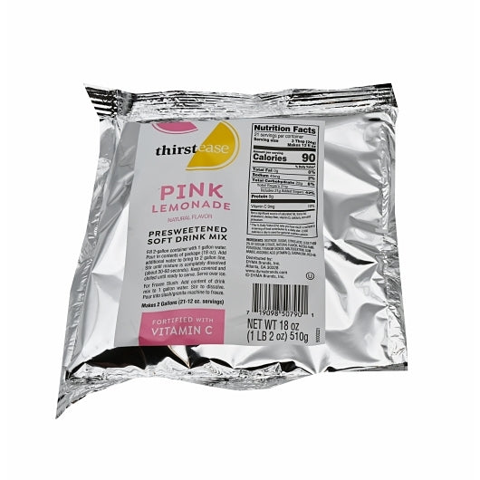 Thirst Ease Drink Mix Pink Lemonade, 12 x 18 oz Case - Beverages