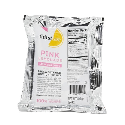 Thirst Ease Drink Mix Pink Lemonade, 12 x 8.6 oz Case - Beverages