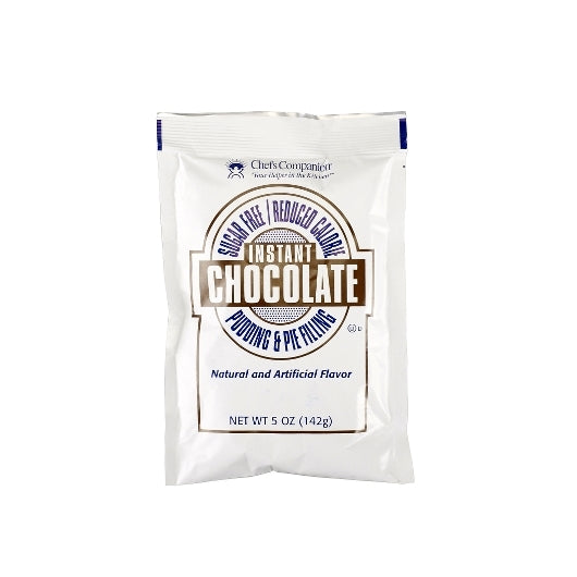 Chefs Companion Sugar Free Reduced Calories Chocolate Flavored Instant Pudding Mix & Pie Filling, 12 x 5 oz Case - DOT product image 5