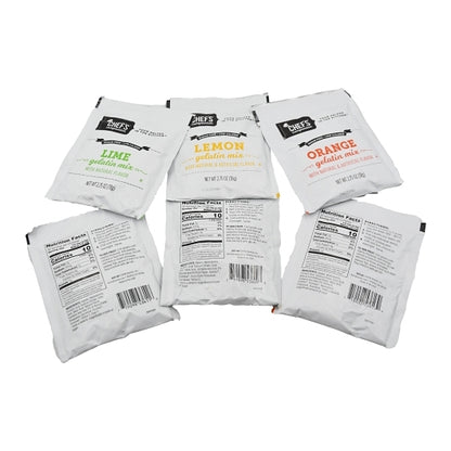 Diamond Crystal Sugar Free Assorted Citrus Flavored Gelatin Mix, 18 x 2.75 oz Case - Bakery & Desserts