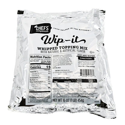 Chefs Companion Wip-It Whipped Topping Mix, 12 x 1 lb Case - DOT product image 2