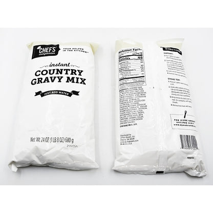 Chefs Companion Country Gravy Mix, 8 x 24 oz Case - Condiments & Sauces
