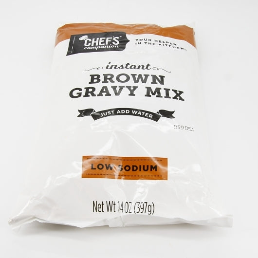 Chefs Companion Brown Gravy Mix, 8 x 14 oz Case - Condiments & Sauces