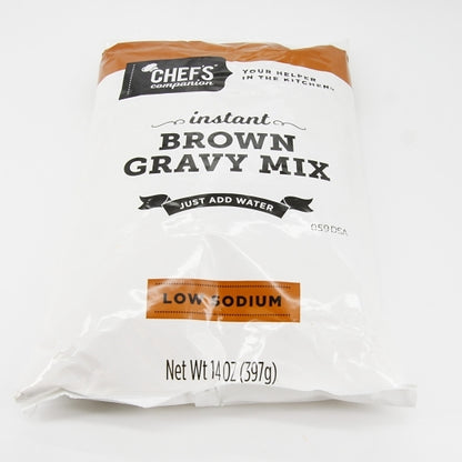 Chefs Companion Brown Gravy Mix, 8 x 14 oz Case - Condiments & Sauces