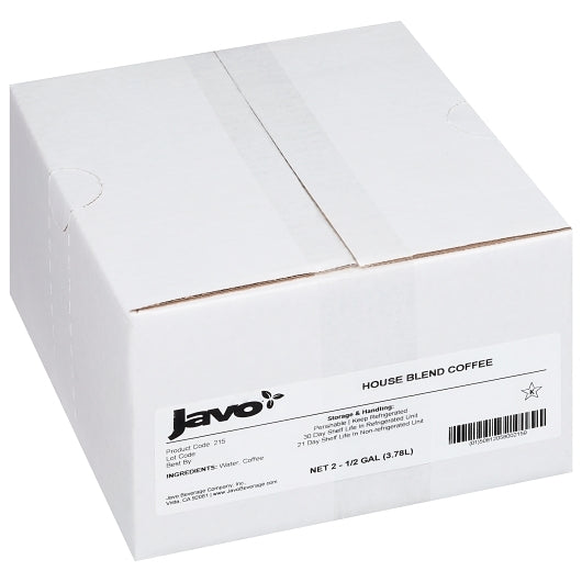 Javo Beverage 40X HOUSE BLEND COFFEE BAG IN BOX, 2 x 0.5 GA Case - DOT product image 6