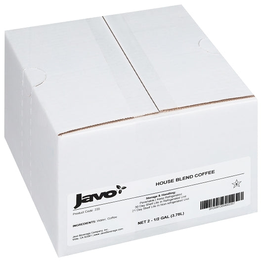 Javo Beverage HOUSE BLEND BAG IN BOX, 2 x 0.5 GA Case - DOT product image 6