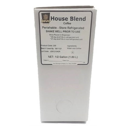 Javo Beverage House Blend Bag in Box, 2 x 0.5 GA Case - Beverages
