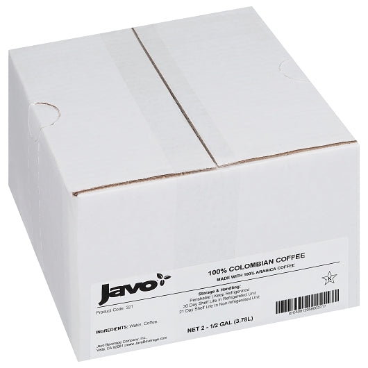 Javo Beverage 100% COLOMBIAN BAG IN BOX, 2 x 0.5 GA Case - DOT product image 6