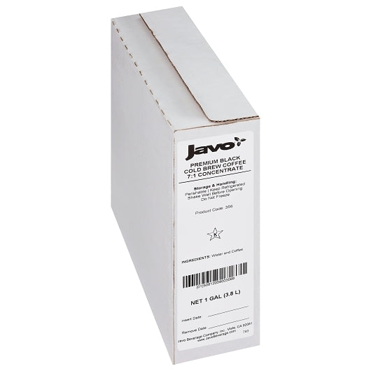 Javo Beverage PREMIUM BLACK COLD BREW COFFEE, 1 x 1 GA Case - DOT product image 5