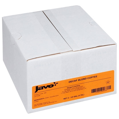 Javo Beverage 32X HOUSE BLEND DECAF COFFEE BAG IN BOX, 2 x 0.5 GA Case - DOT product image 6