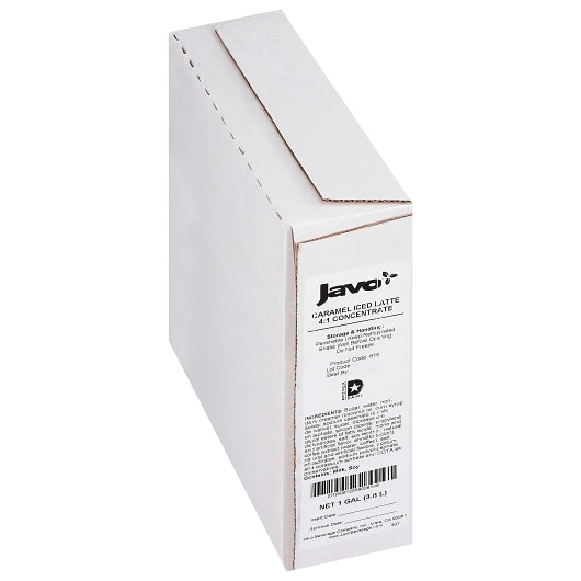 Javo Beverage CARAMEL ICED LATTE, 1 x 1 GA Case - DOT product image 4