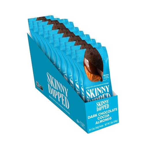 SkinnyDipped Dark Chocolate Cocoa Covered Almonds, 4 x 10 x 1.2 oz Case - Candy & Confections - image 2