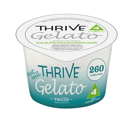 Thrive Frozen Nutrition Vanilla Gelato Cup, 36 x 4 fl oz Case - DOT product image 2