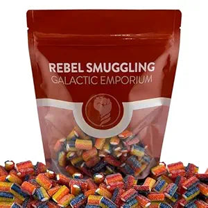 Sour Rainbow Sticks Candy Bulk 1lb Bag by Rebel Smuggling Galactic Emporium