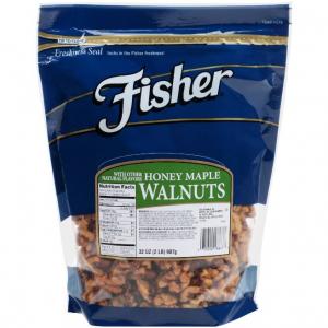Fisher Honey Maple Walnut, 32 Ounce -- 3 per case.