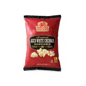 Popcorn Indiana Aged Wisconsin White Cheddar Crispy Popcorn 3.5o