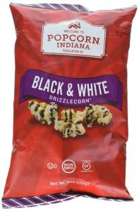 Popcorn Indiana Black & White Chocolate Drizzle Popcorn Snack (6 Oz, 12 Pack)