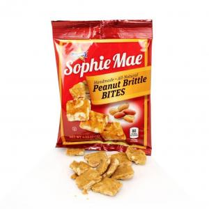 Sophie Mae Peanut Brittle Bites Candy, Bulk Packs, (4 Ounce, Pack Of 12)