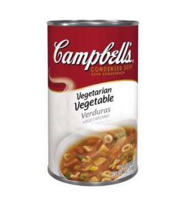 Campbells Condensed Vegetarian Vegetable Soup - 50 oz. can, 12 per case
