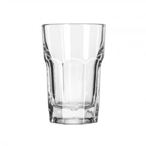 Libbey Glassware 15236 Gibraltar Hi-Ball Glass, Duratuff Glass (9 Oz, 36/Case)
