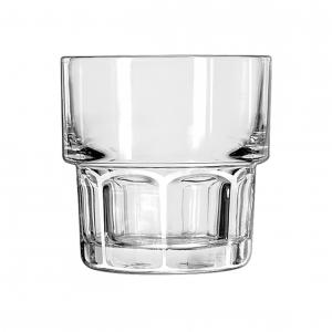 Libbey 15659 Gibraltar Stackable Rocks, 9 oz, M, Clear (Pk of 36)