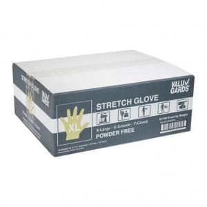 HandGards ValuGards Stretch Poly Clear Disposable Extra Large Glove - 1000 per case.
