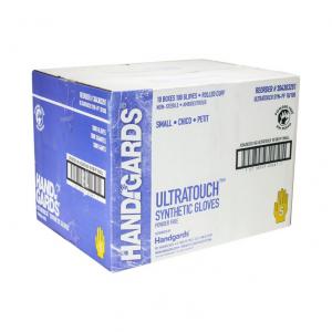Handgards UltraTouch Synthetic Blurple Medium Disposable Glove - 1000 per case.