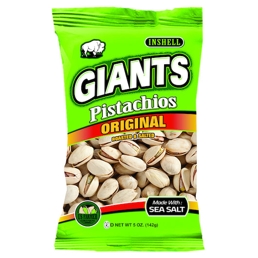 Giants Snack Original Roasted & Salted Pistachios, 8 x 4.5 oz Case - DOT product image 6