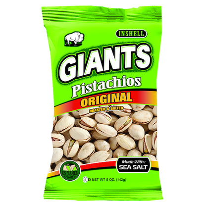 Giants Snack Original Roasted & Salted Pistachios, 8 x 4.5 oz Case - DOT product image 6