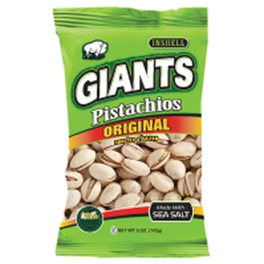 Giants Snack Original Roasted & Salted Pistachios, 8 x 4.5 oz Case - DOT product image 7
