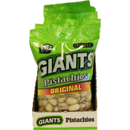Giants Snack Original Roasted & Salted Pistachios, 8 x 4.5 oz Case - DOT product image 8