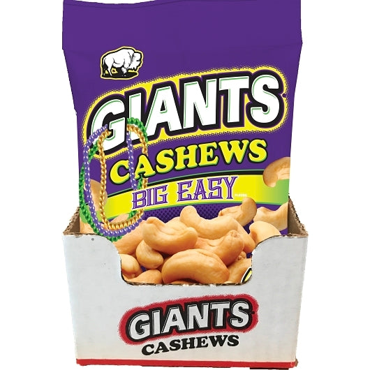 Giant Snack Inc Giants Cashews Big Easy Louisiana Style, 8 x 4 oz Case - Nuts & Seeds - image 2