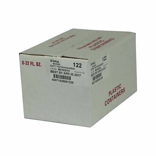 Beaver Extra Hot Horseradish Bulk, 6 x 2 lb Case - DOT product image 7