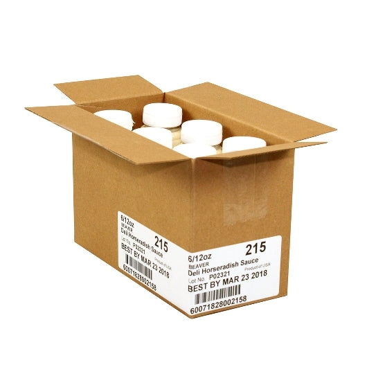Beaver Deli Horseradish Bottle, 6 x 12 oz Case - DOT product image 2
