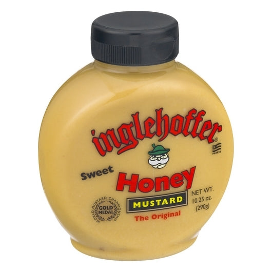 Inglehoffer Honey Mustard Bottle, 6 x 10.25 oz Case - Condiments & Sauces