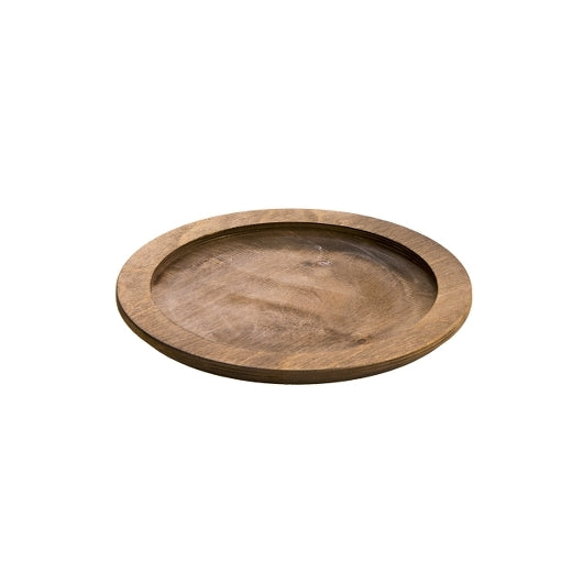 Lodge Round Wood Walnut Stain Underliner, 1 x 6 each Case - DOT product image 2