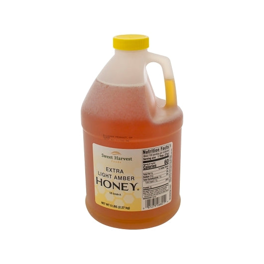 Natural American Foods Extra Light Amber Honey Bulk, 6 x 5 lb Case - DOT product image 2