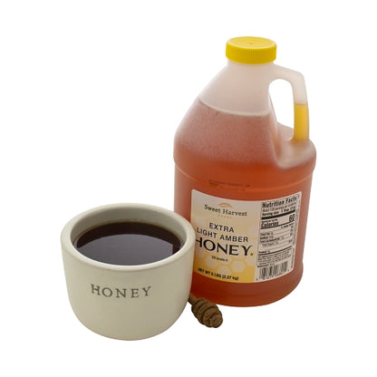 Natural American Foods Extra Light Amber Honey Bulk, 6 x 5 lb Case - DOT product image 4