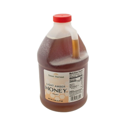 Sweet Harvest Foods Light Amber Honey Bulk, 6 x 5 lb Case - Pantry Ingredients