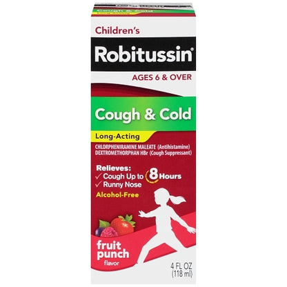 Robitussin Cough & Cold Syrup Bottle, 8 x 3 x 4 fl oz Case - DOT product image 2