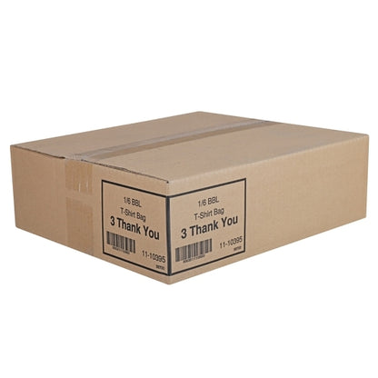 Spectrum 10 Microns White Thank You T-Shirt Bag 11X6, 1 x 975 ct Case - DOT product image 3