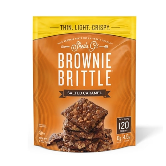 Sheila G's Brownie Brittle Salted Caramel, 6 x 6 each Case - Bakery & Desserts