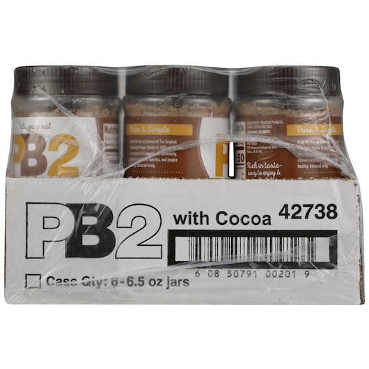 PB2 Foods With Cocoa, 6 x 6.5 oz Case - DOT product image 2